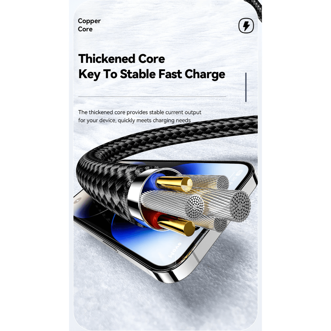 Essager 4-in-1 65W Convertible Cable