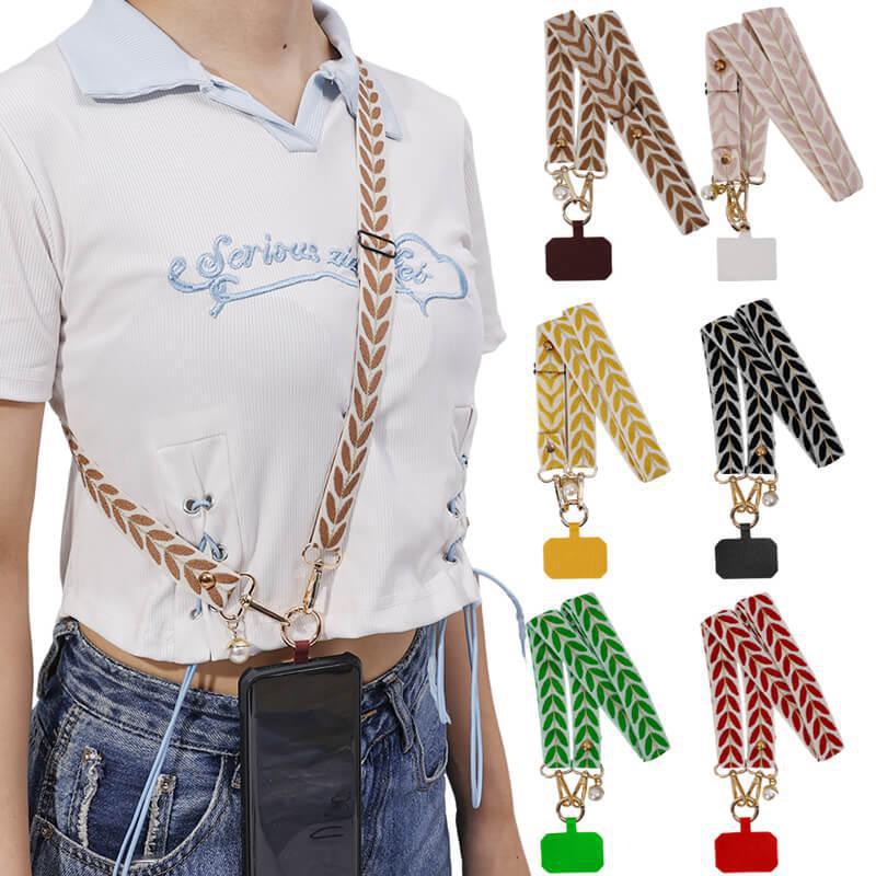 Leaf Design Lanyard Strap For Phone Case-DIVERSITY