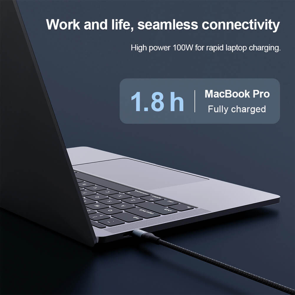 NILLKIN DualPower 2 in 1 Charging Cable Type-C to Type-C 100W & Lightning 27W