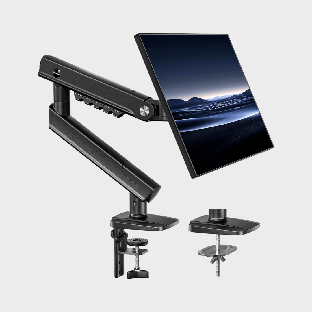 HUANUO FlowLift Single Monitor Arm for 13 to 32 Inch Screens
