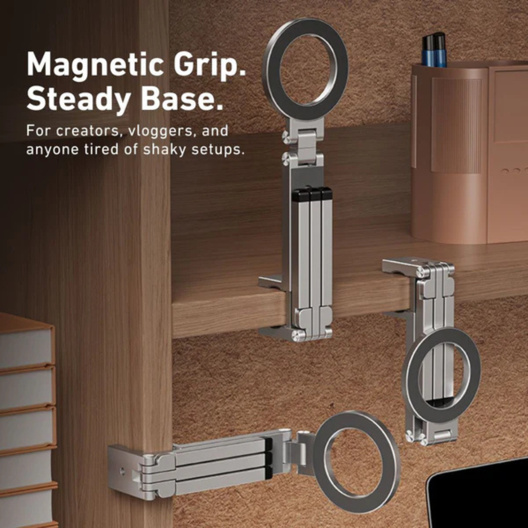 Boneruy Foldable Magnetic Tripod Phone Stand