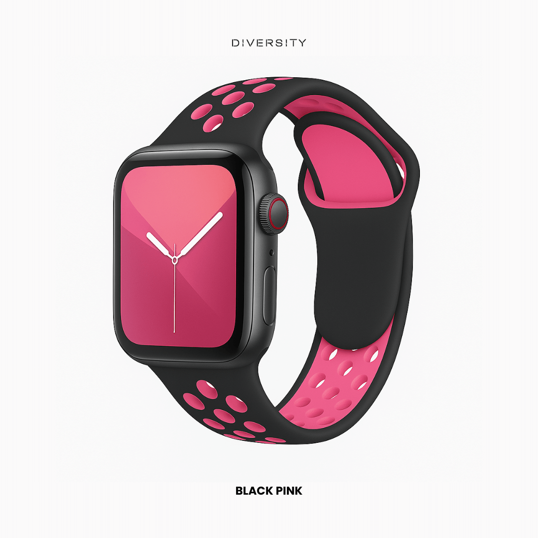 AirLoop Band For Apple Watch - Black Pink