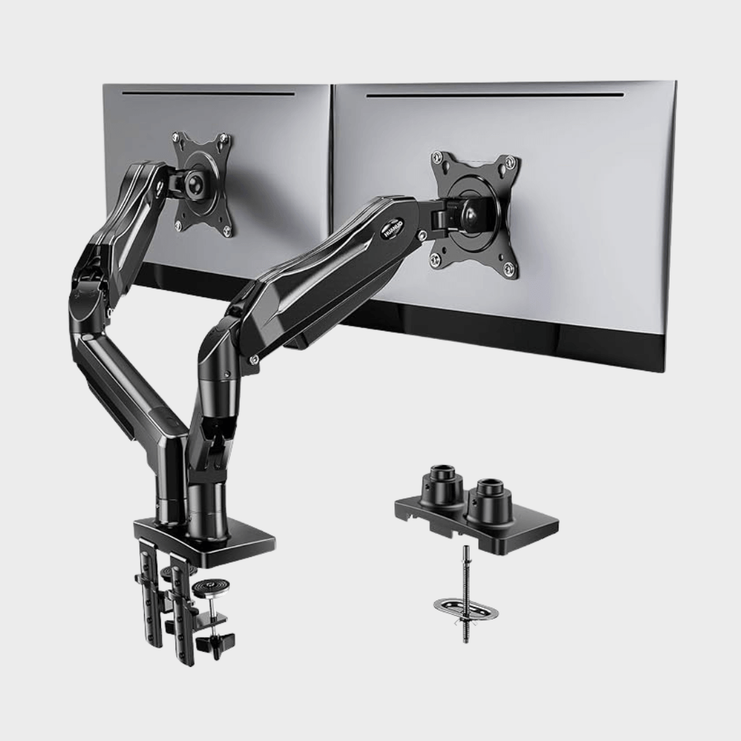 HUANUO FlowLift Dual Monitor Arms fro 13 to 32 Inch Screens