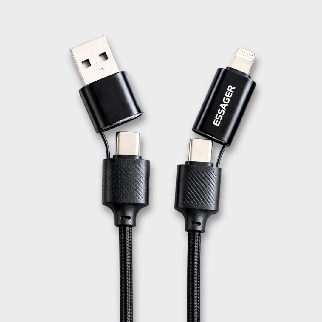 Essager 4-in-1 65W Convertible Cable