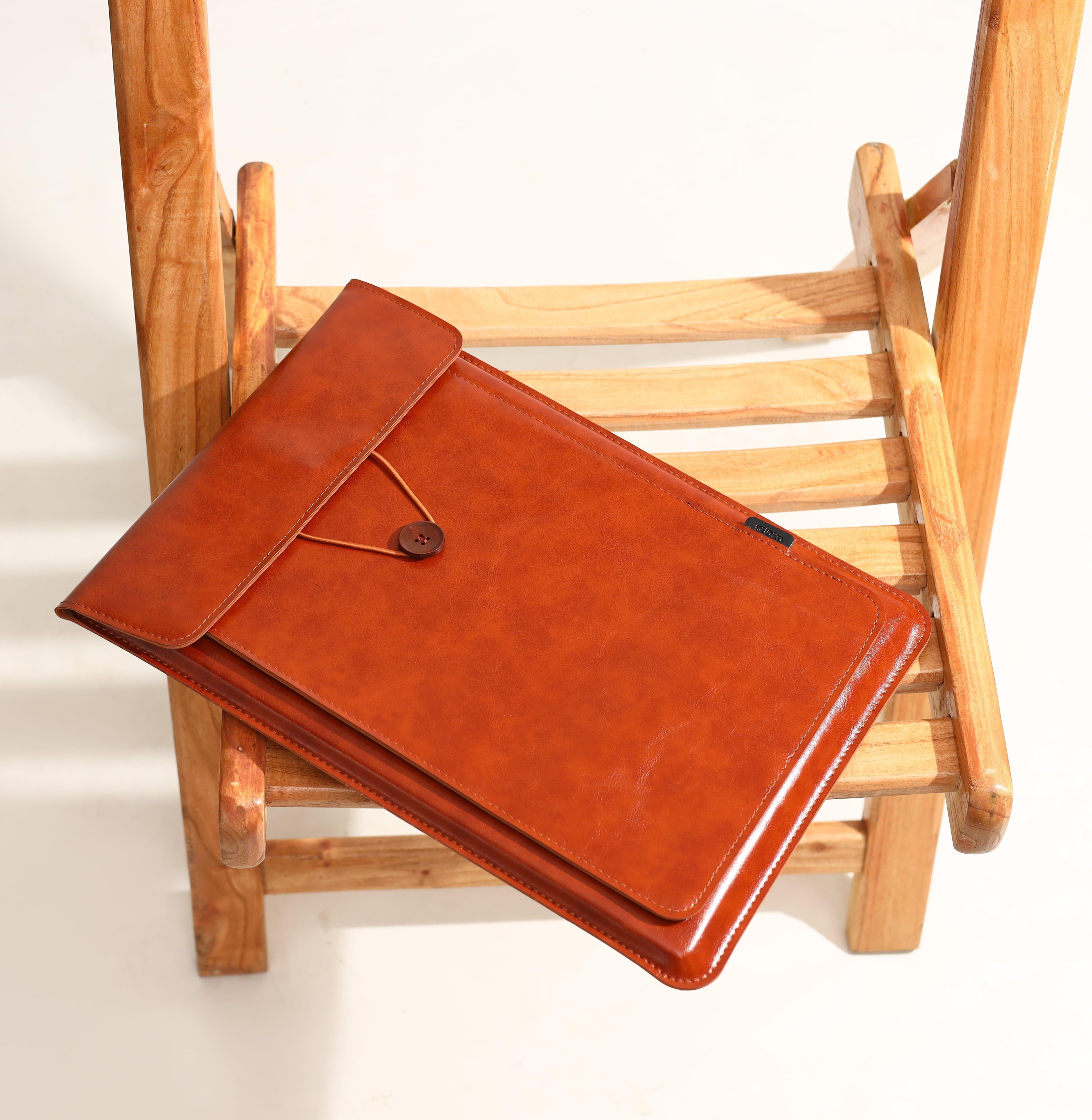 Modern Faux Leather Laptop Sleeve-DIVERSITY