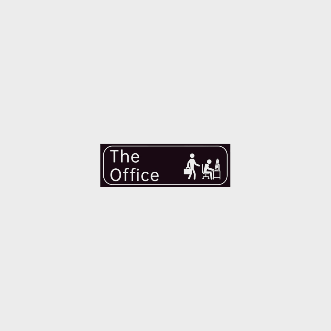 Office Door Sign Sticker