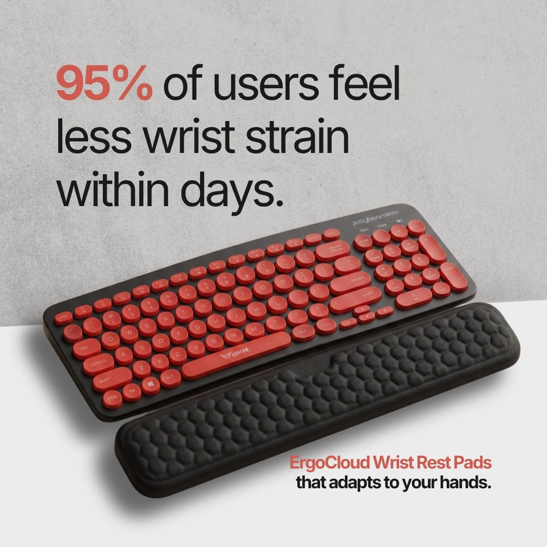 ErgoCloud Keyboard & Mouse Wrist Rest Pads