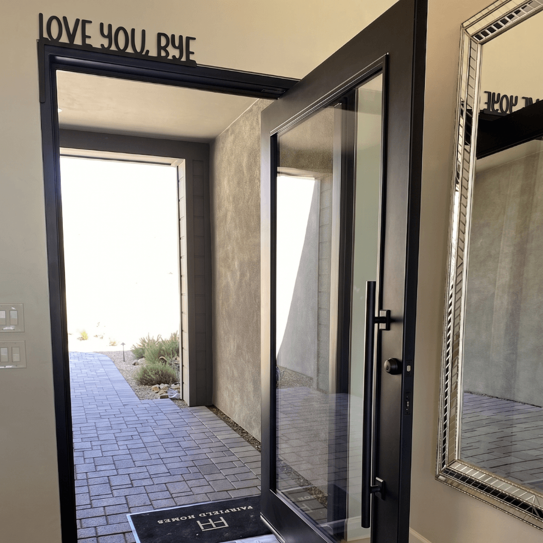 Wooden Door Topper Sign