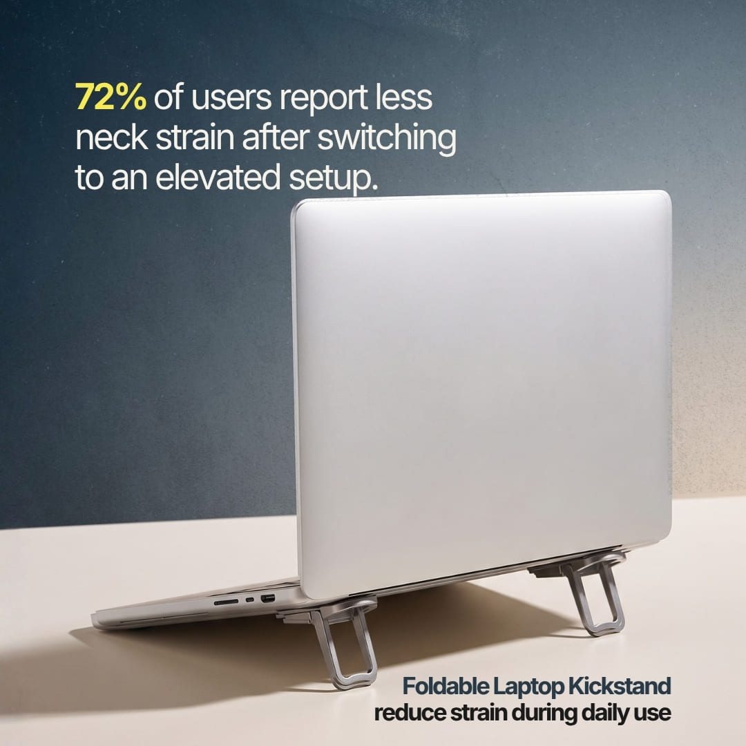 Foldable Laptop Kickstand