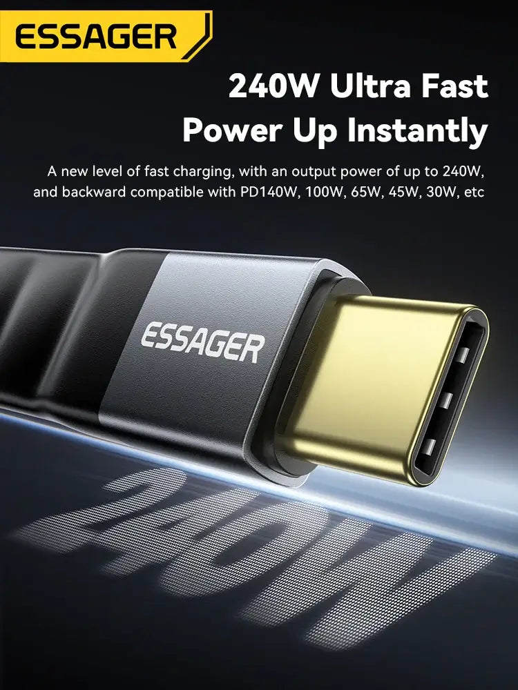 Essager 240W USB 4 Data Cable (Type C to C)