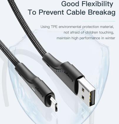 ESSAGER 2.4A Micro USB Fast Charging Cable-DIVERSITY