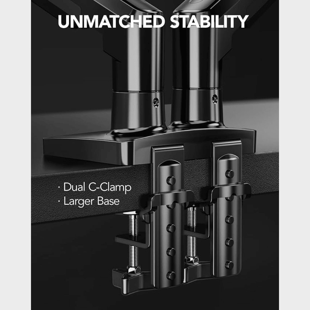 HUANUO FlowLift Dual Monitor Arms fro 13 to 32 Inch Screens
