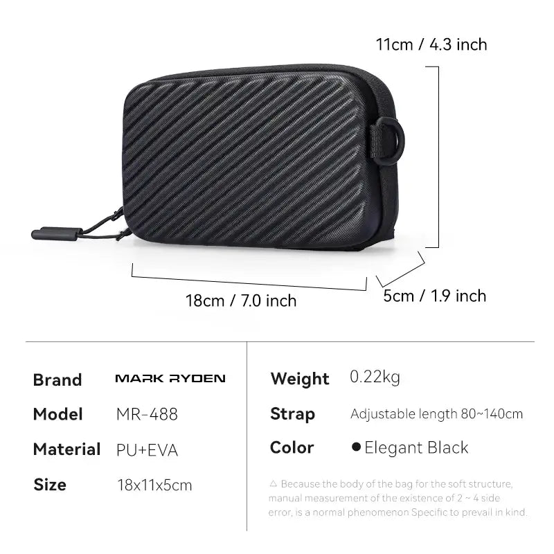 MARK RYDEN - Neo Ultimate Crossbody Bag - Black