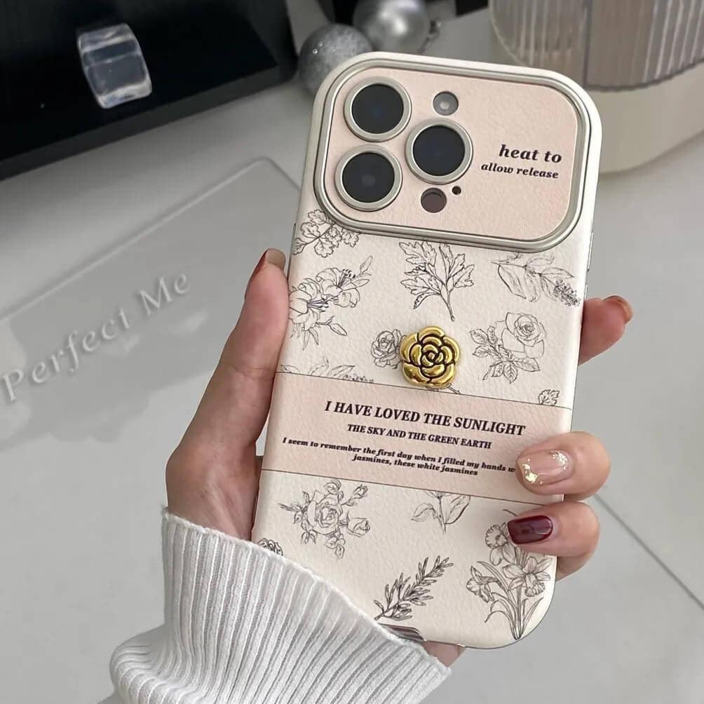 Timeless Floral iPhone Case with Scarf Strap-DIVERSITY
