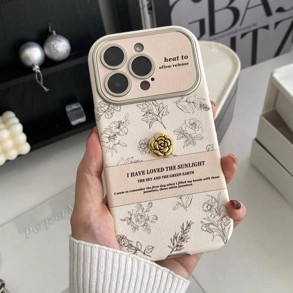 Timeless Floral iPhone Case with Scarf Strap-DIVERSITY
