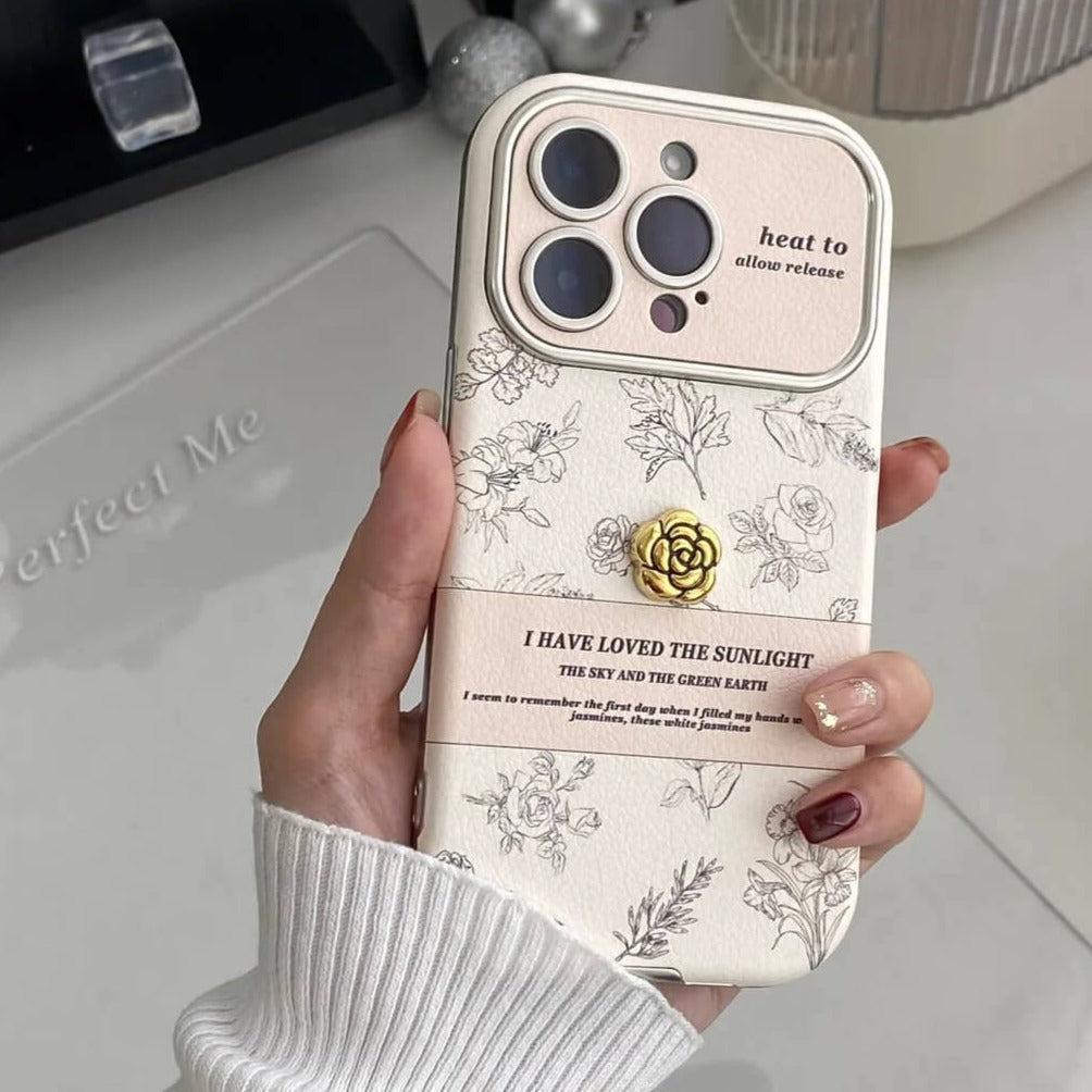 Timeless Floral iPhone Case with Scarf Strap-DIVERSITY