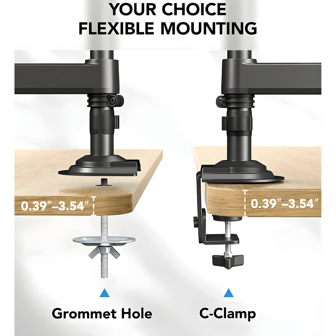 HUANUO Elevation Dual Monitor Arm