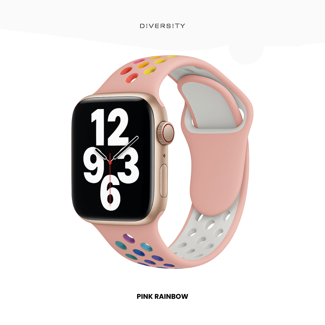 AirLoop Band For Apple Watch - Pink Rainbow