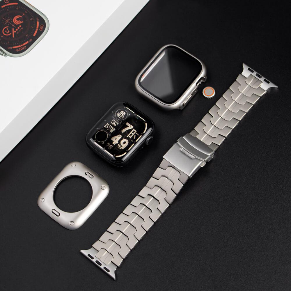 Titanium Chronolink Bracelet For Apple Watch-DIVERSITY