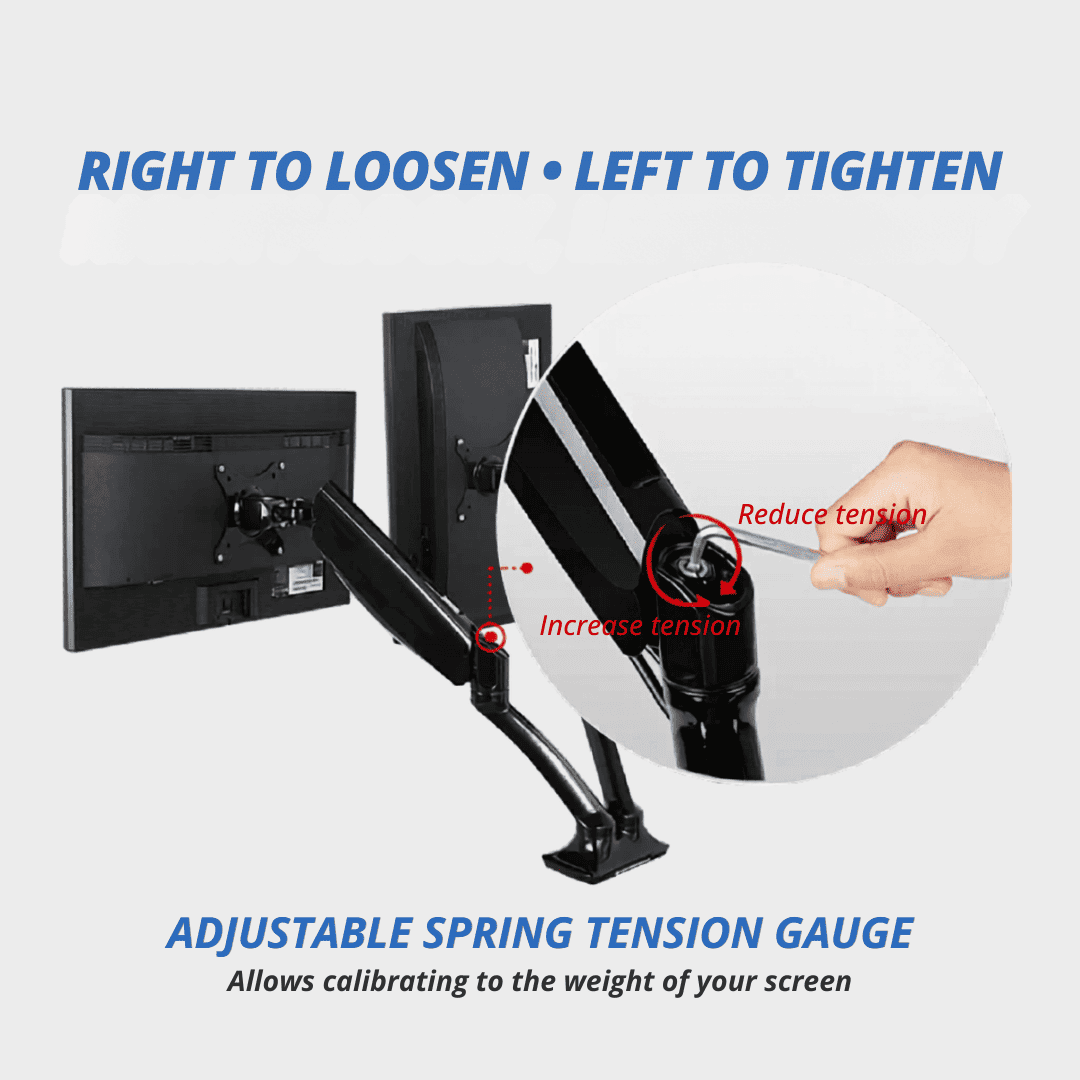 FlexiSpot F7 - Dual Monitor Arm for 10 to 27 Inch Screens