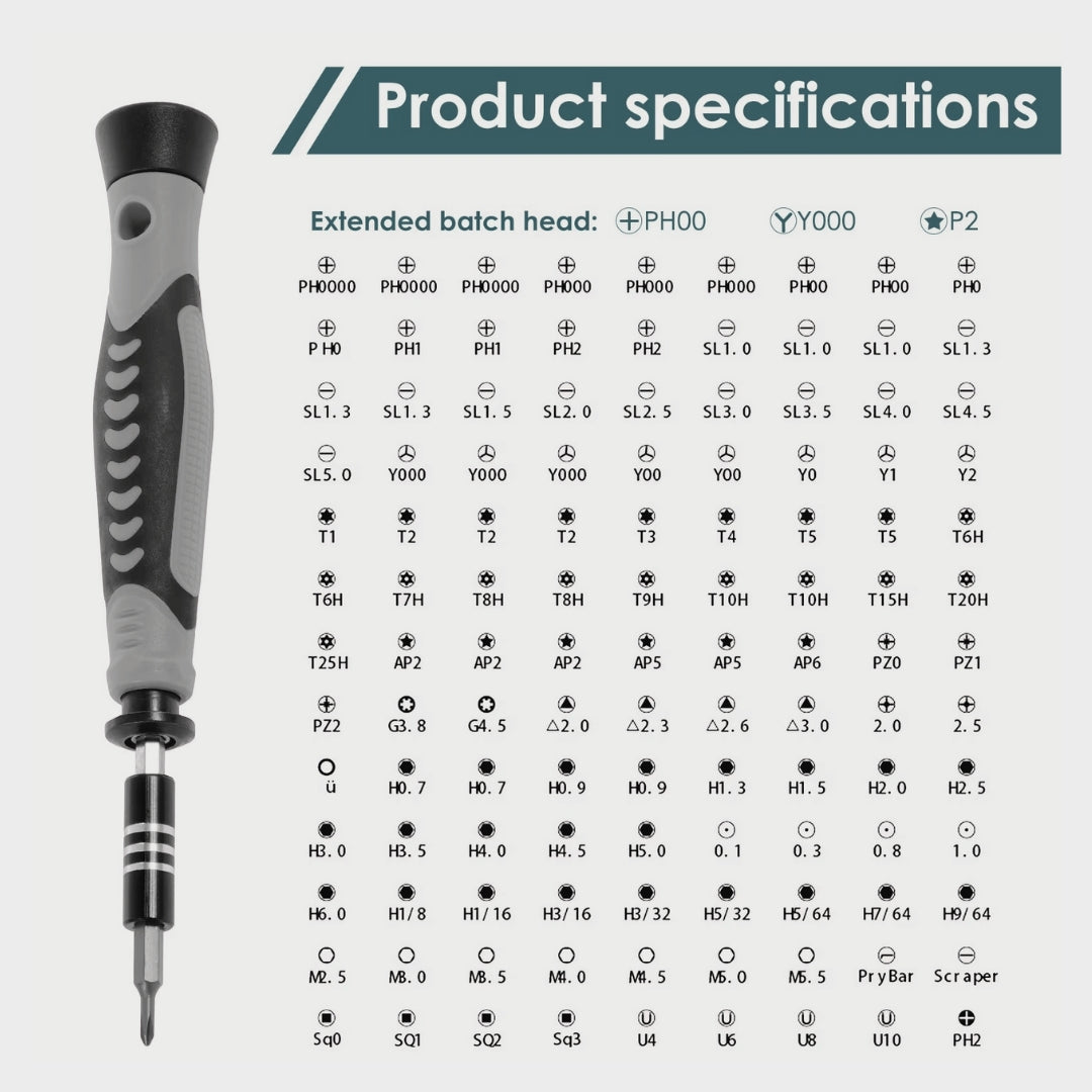 130 in 1 Precision Screwdriver Set