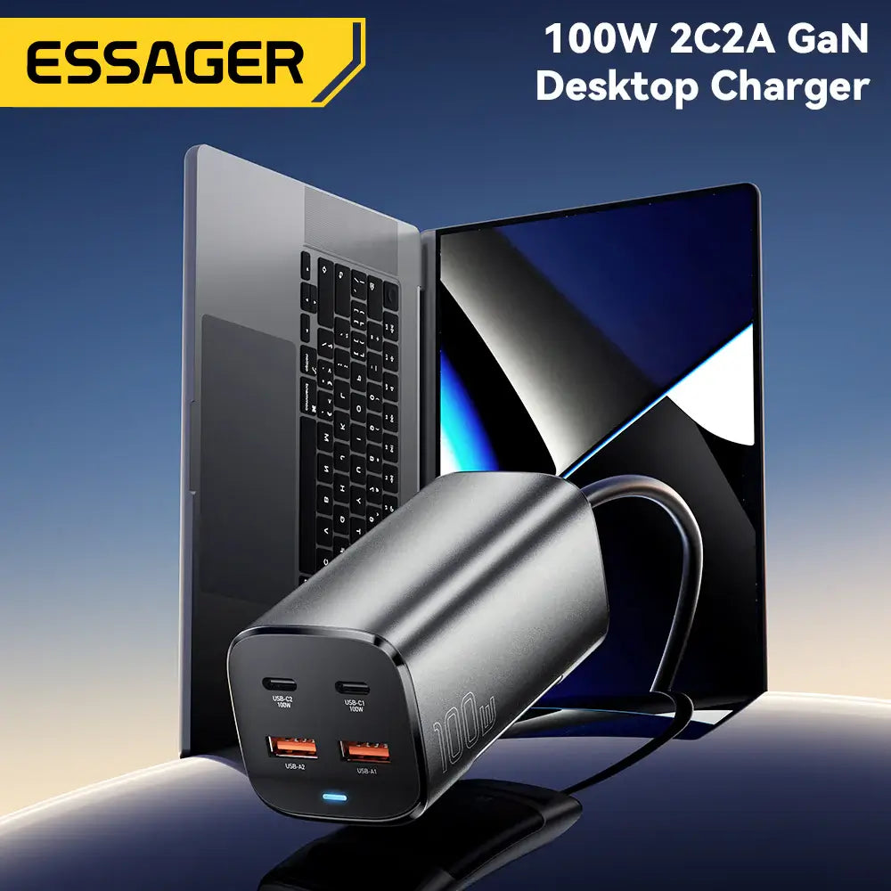 Essager 100W GaN Desktop Charger (2A & 2C)