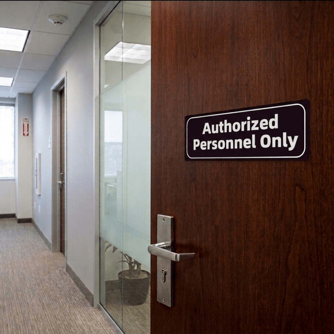 Office Door Sign Sticker