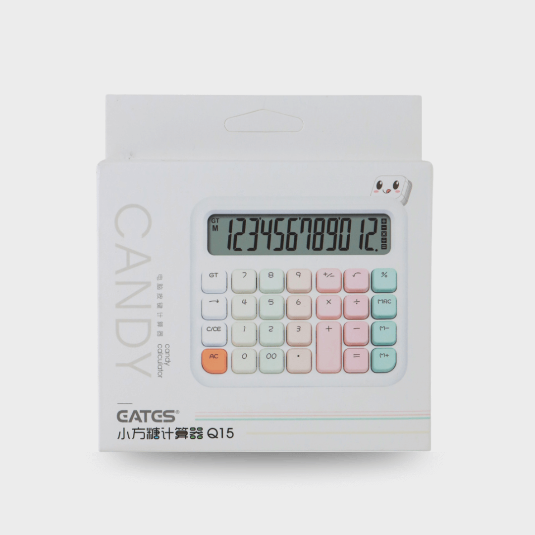 12-Digit Retro Desk Calculator