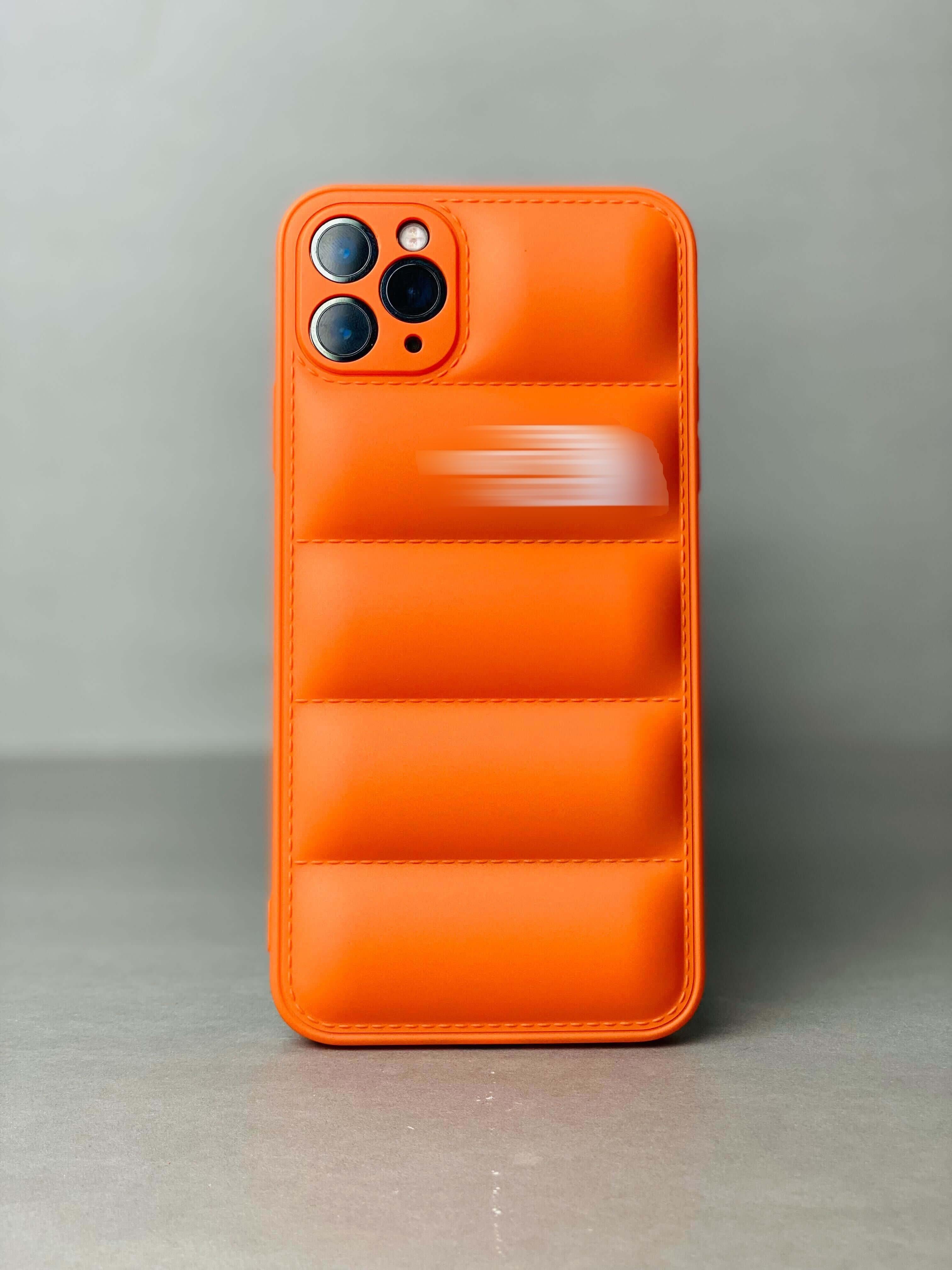 Puffer iPhone Cover - Orange