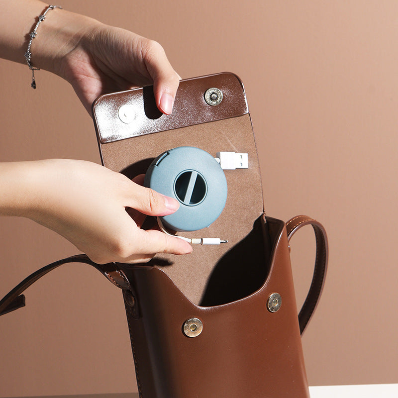 Mini Portable Rotating Cable Organizer