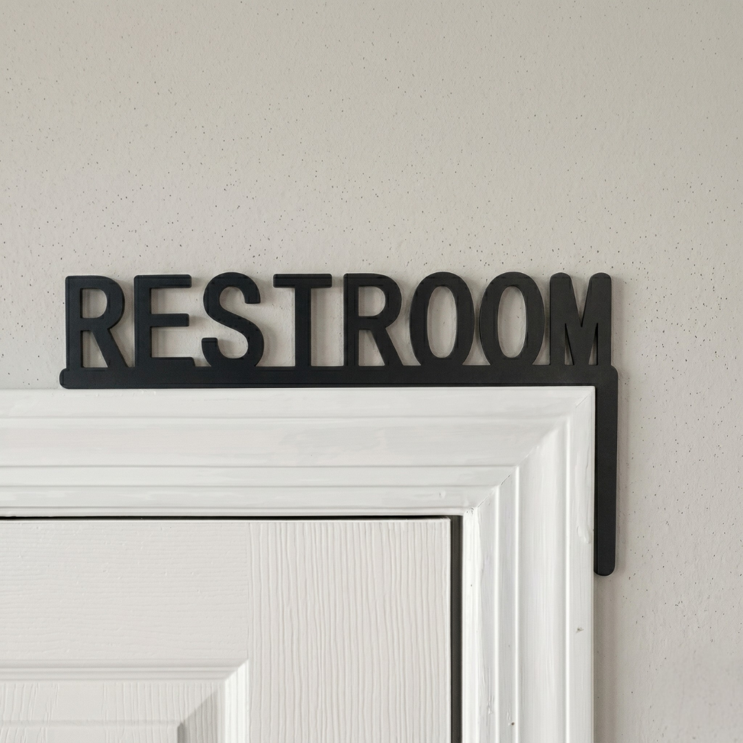 Wooden Door Topper Sign