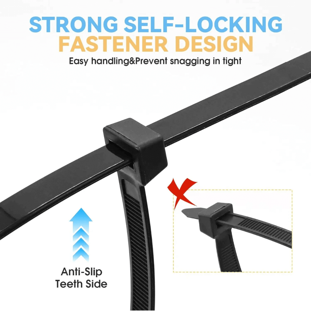 Self-Locking Nylon Zip Ties Cable