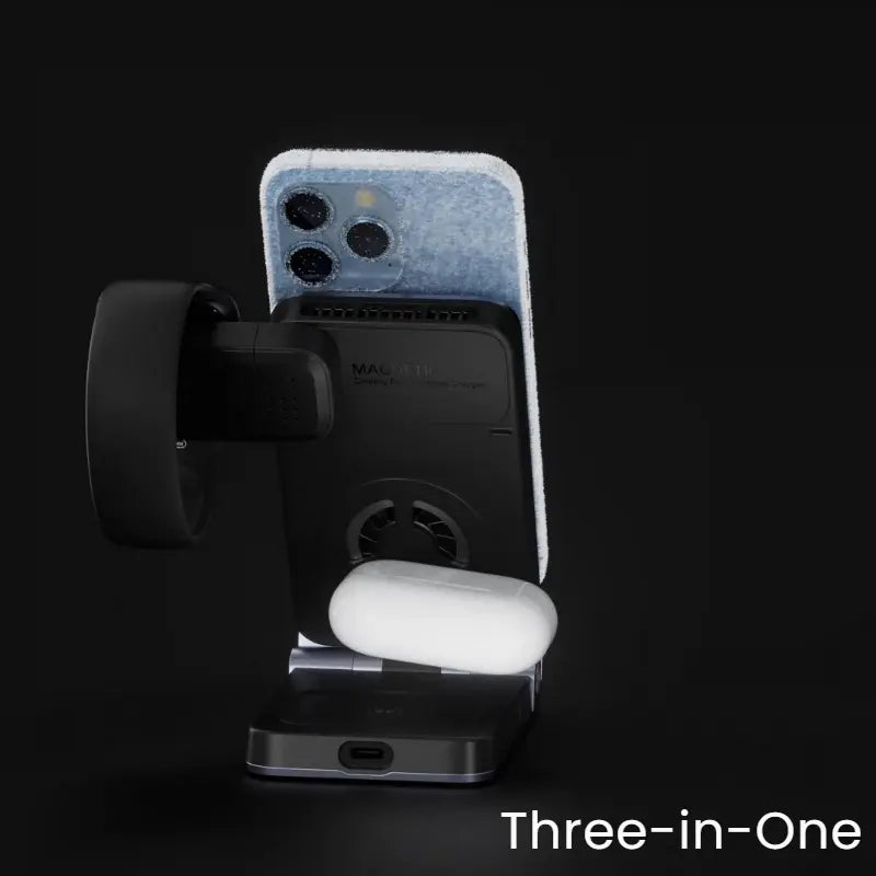 3-in-1 Foldable Magnetic 25W Wireless Charger