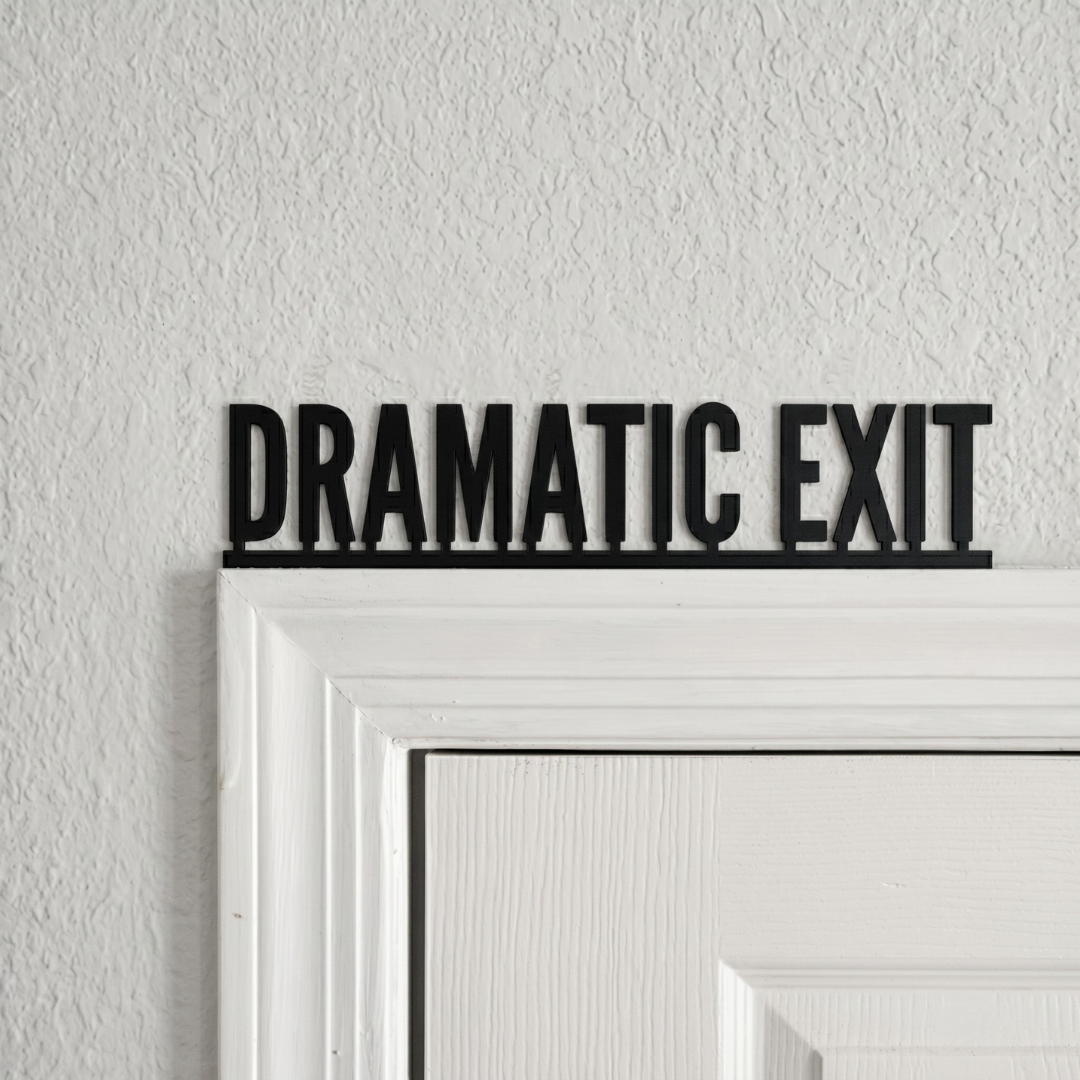 Wooden Door Topper Sign
