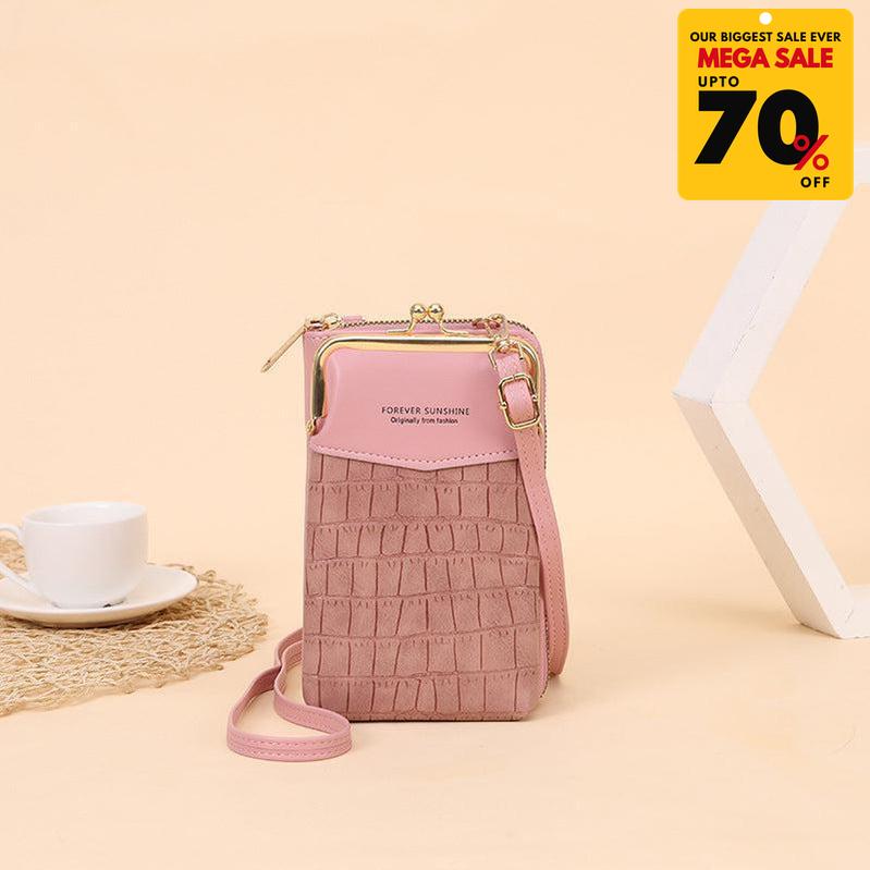 Women Multi-Purpose Crossbody Crocodile Bag-DIVERSITY