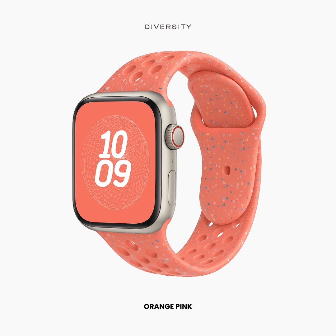 AirLoop Band For Apple Watch - Orange + Pink