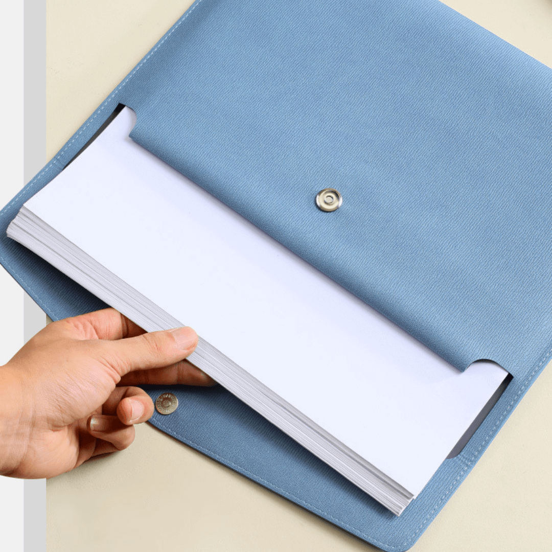 PU Leather A4 Document File