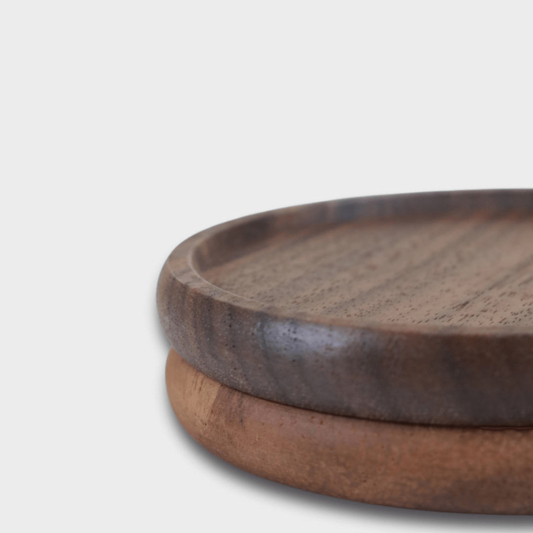 #color_walnut #type_Round - 2 PCS