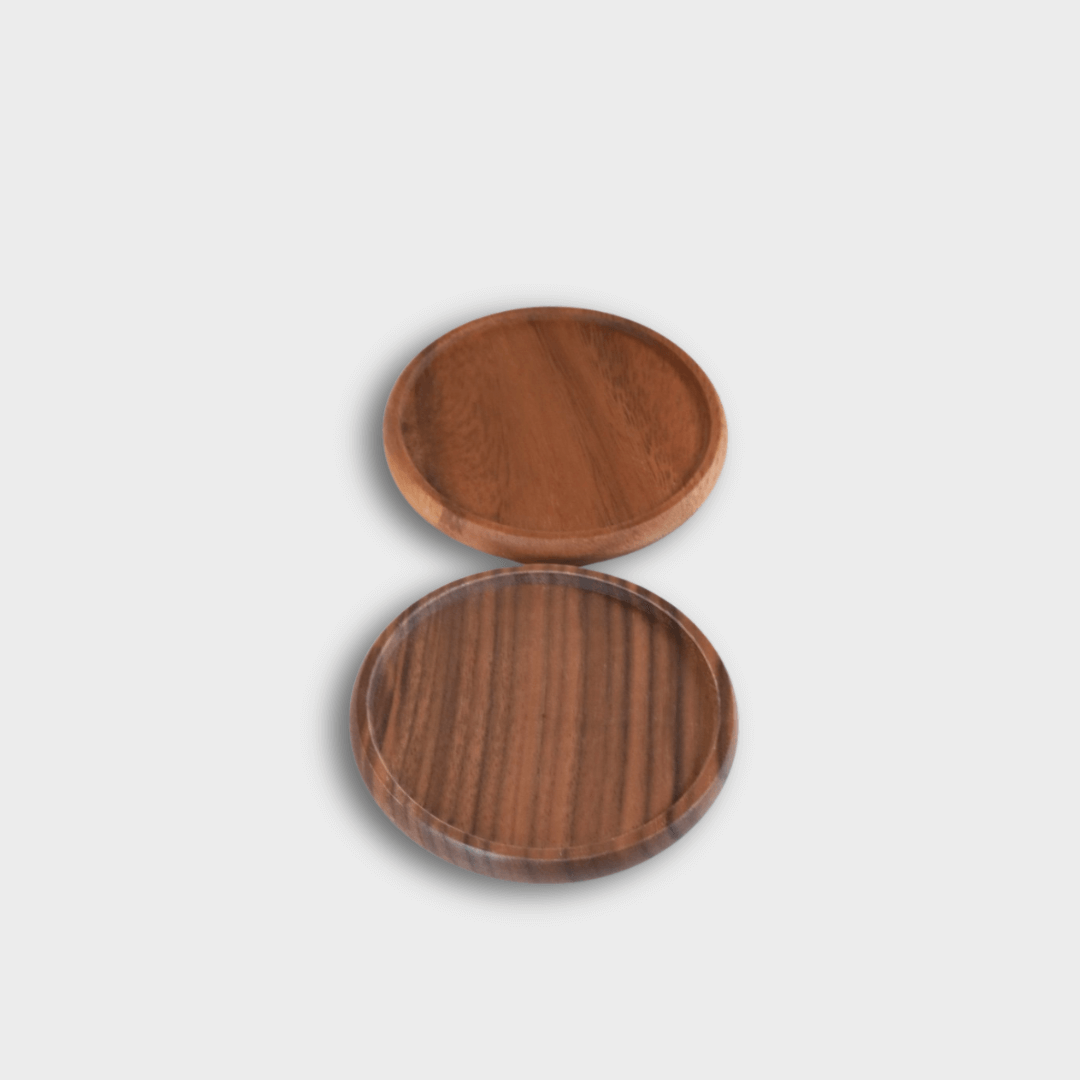 #color_walnut #type_Round - 2 PCS