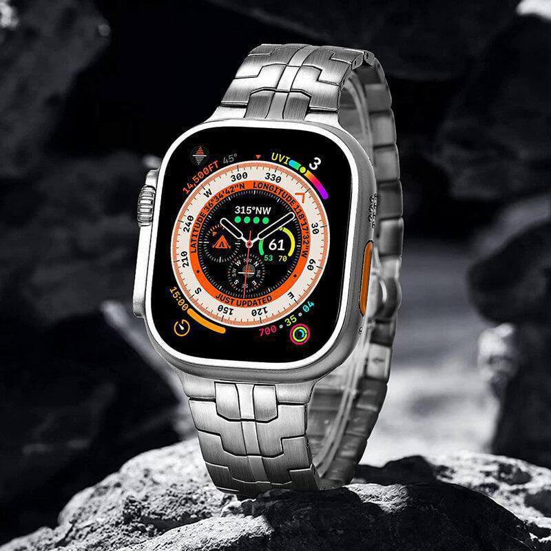 Titanium Chronolink Bracelet For Apple Watch-DIVERSITY