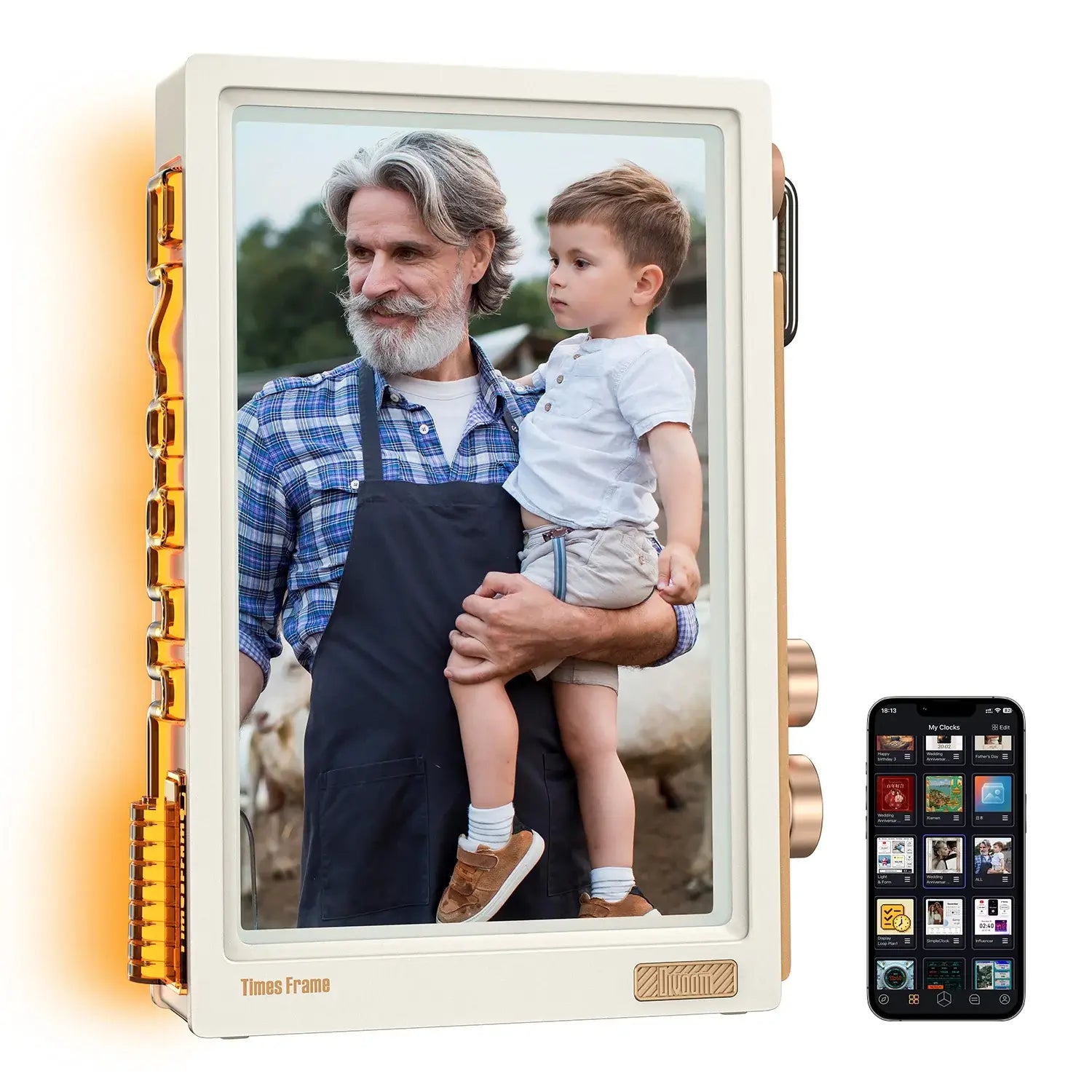DIVOOM Times Frame Transparent Digital Picture Frame
