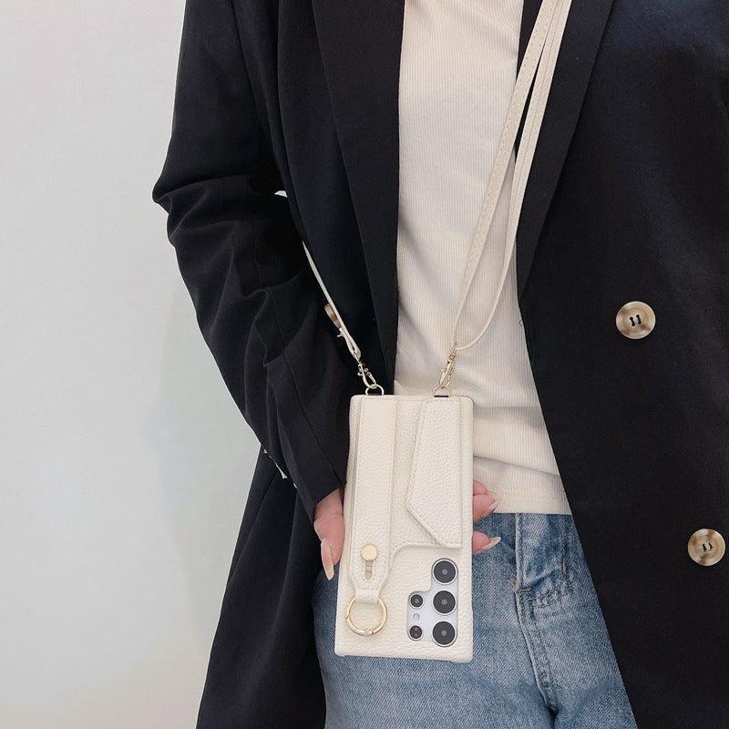 Faux Leather Crossbody Phone Case-DIVERSITY