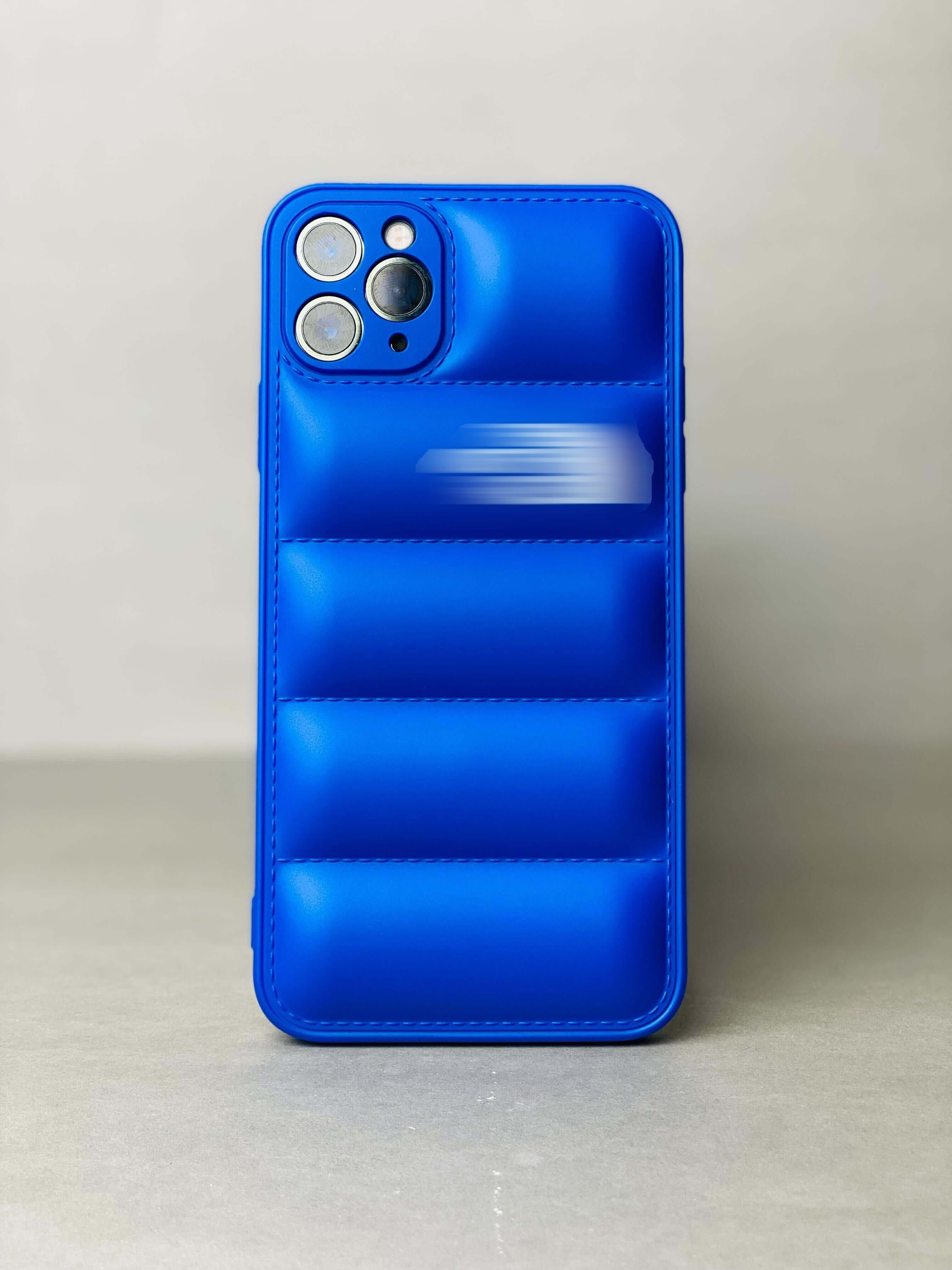 Puffer iPhone Cover - Blue