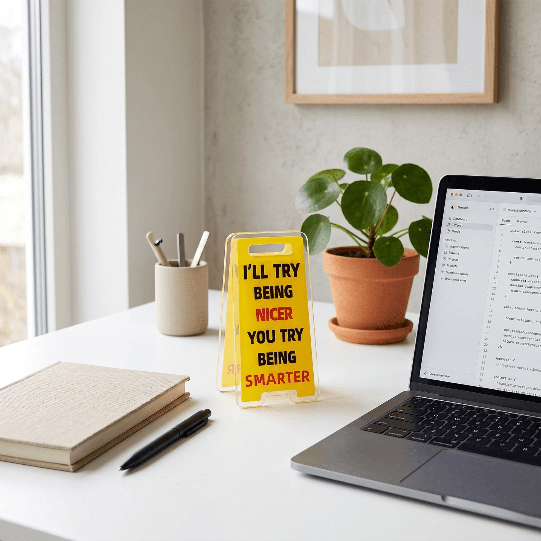 Funny Acrylic Desktop Signs