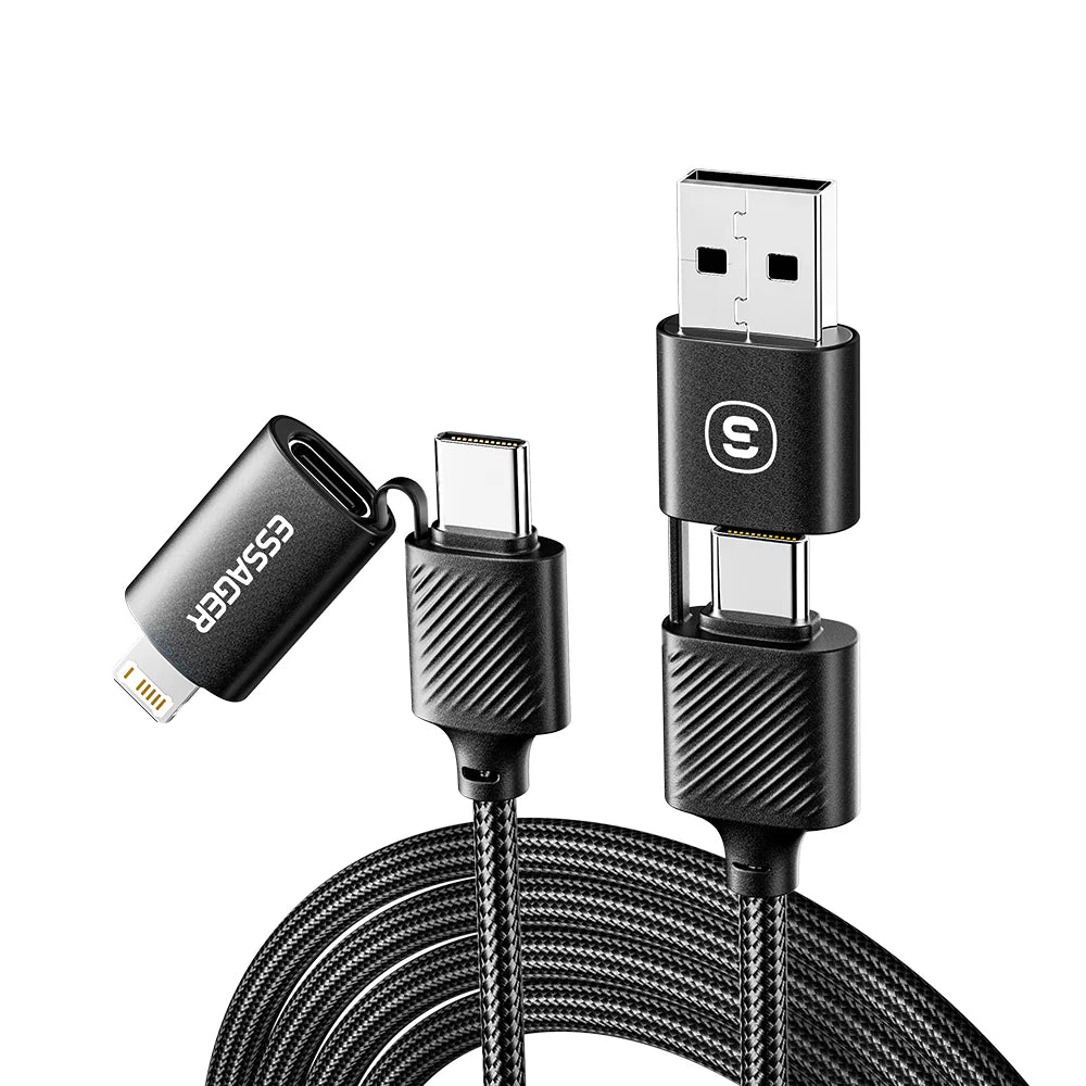 Essager 4-in-1 65W Convertible Cable