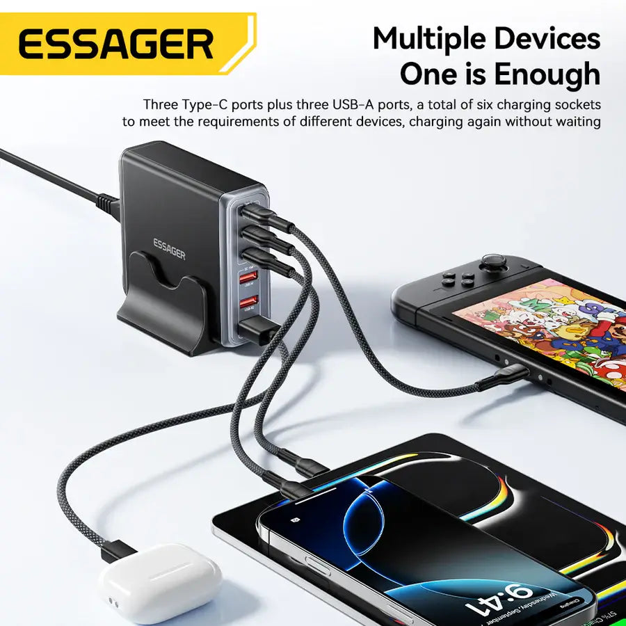 Essager 85W Desktop Charging Station (3C & 3A)