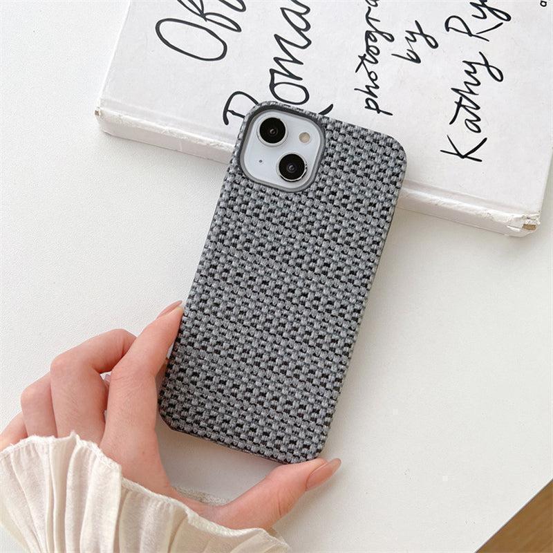 Textured Woven iPhone Case-DIVERSITY