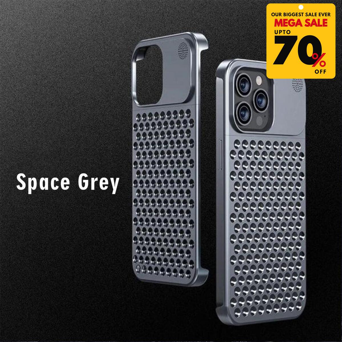 ALPHA Hybrid Metal Mesh iPhone Case-DIVERSITY