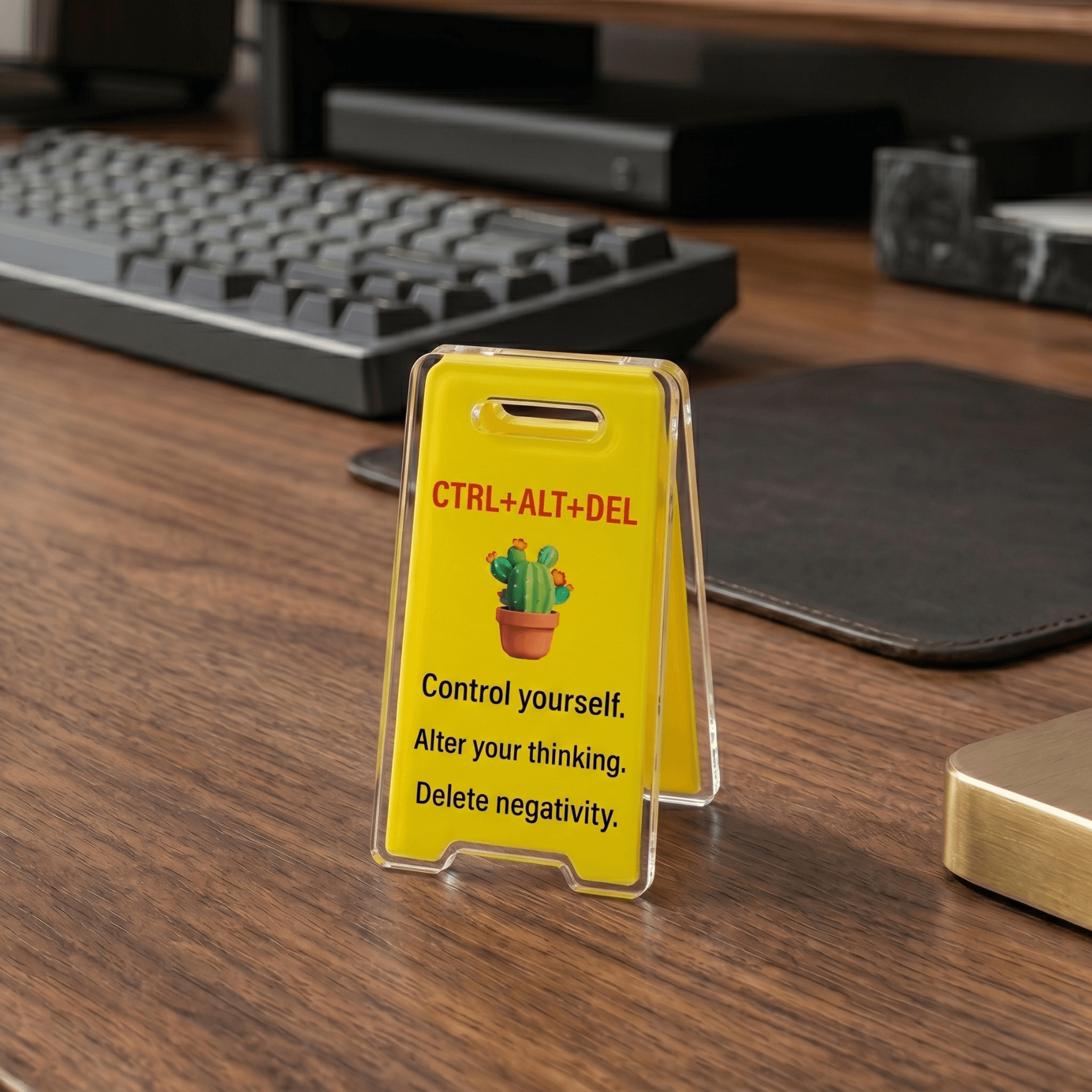 Funny Acrylic Desktop Signs