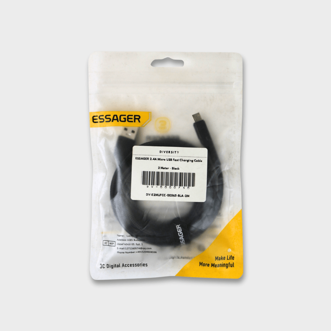 ESSAGER 2.4A Micro USB Fast Charging Cable